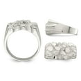 thumbnail image 2 of Mens Nugget Ring in Sterling Silver, 2 of 4