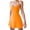 c01Orange, variant on Hduncf Women's Fashion Summer Casual Tennis Workout Spaghetti Strap Backless Mini Dress with Shorts Blue M