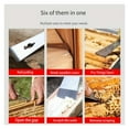 thumbnail image 4 of 10 PCS Multi-function Crowbar Wooden Door Installation Crowbar Beehive Scraper Woodworking Nail Lifter Stainless Steel Scraper Increase, 4 of 6