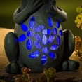 thumbnail image 2 of Solar Bug Zapper Garden Statuary, Frog, 2 of 5