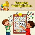 thumbnail image 5 of New Electronic Alphabet Wall Chart,Talking Wall Chart for Kids,English & Spanish Learning Poster with Songs,for Toddlers 1–6 (Blue), 5 of 7