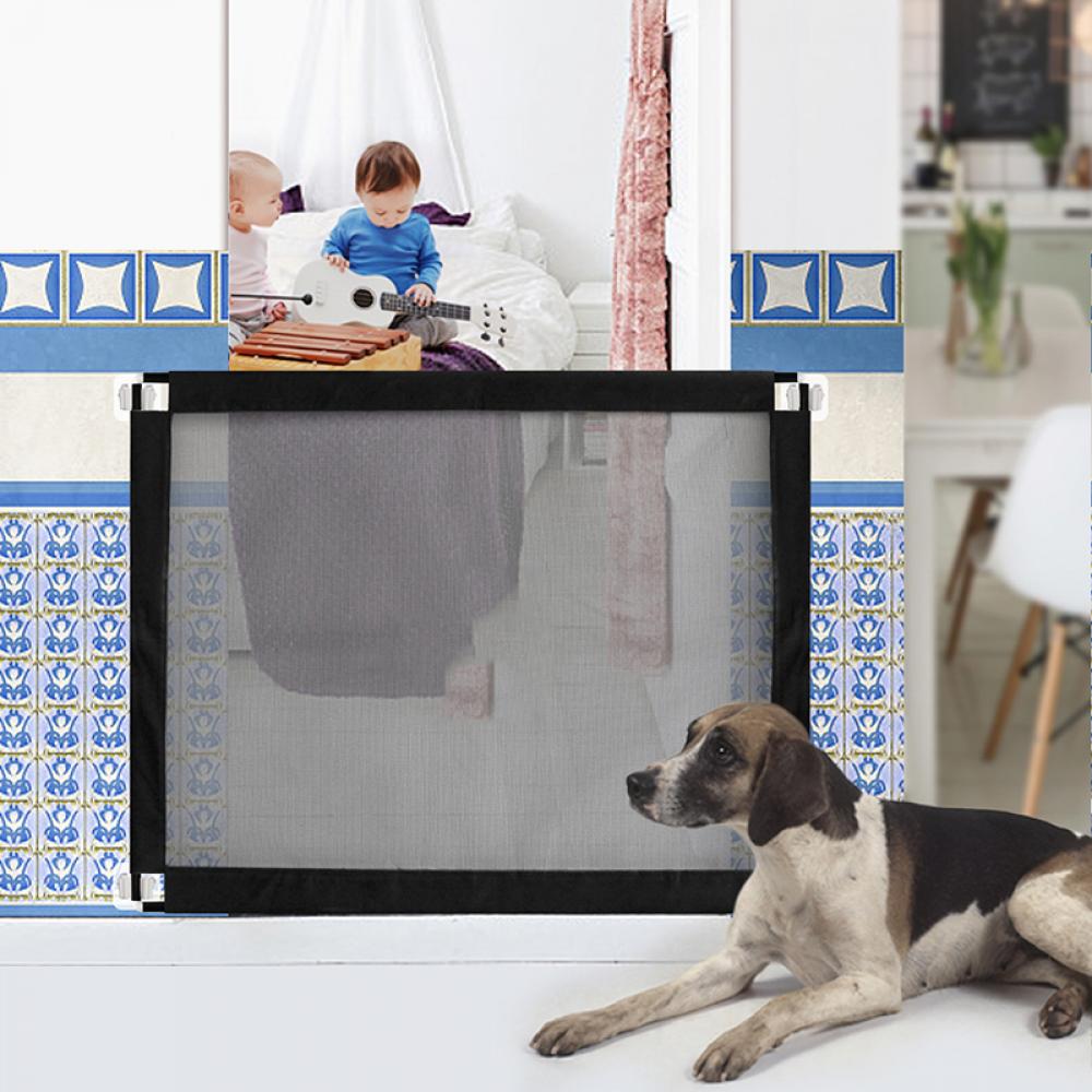 Dog Mesh Gate, Pet Safety Enclosure Isolation Net, Portable Breathable