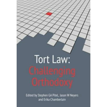 Tort Law: Challenging Orthodoxy - eBook