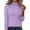 3-Purple, variant on Fiaer Womens Sweaters Turtleneck Long Sleeve Solid Color Breathable Cozy Lightweight Slim Fit Knit Tops Yellow XL