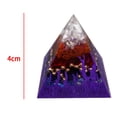 thumbnail image 3 of 2x de Cristal de Resina, Convertidor ergía tesanal, ergía pa Decoración de Estudio Zulema Pirámide de cristal, 3 of 8