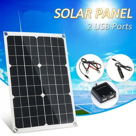 

Monocrystalline 20W Solar Panel With Controller For Rv Caravan Family Camping