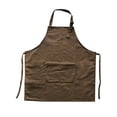 thumbnail image 4 of Novo Apron For Women/Men Apron Adjustable Neck Strap & Waist Ties Coffee, 4 of 4