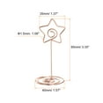 thumbnail image 2 of Table Number Holders 85mm Tall 40mm Base Width Star Rose Gold, 12 Pieces, 2 of 5