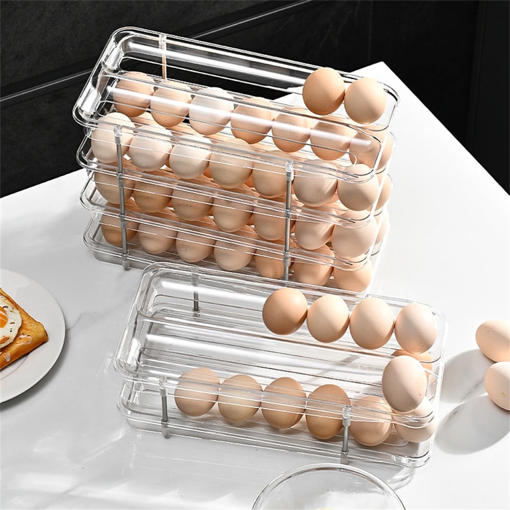 Egg Container Ladder Style Egg Organizer Holder Storage Box Eggs Dispenser Tray