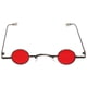 thumbnail image 1 of Small Round Frame Sunglasses Creative Eyeglasses Decorative Party Glasses Beach Eyewear for Men Women (Red), 1 of 3