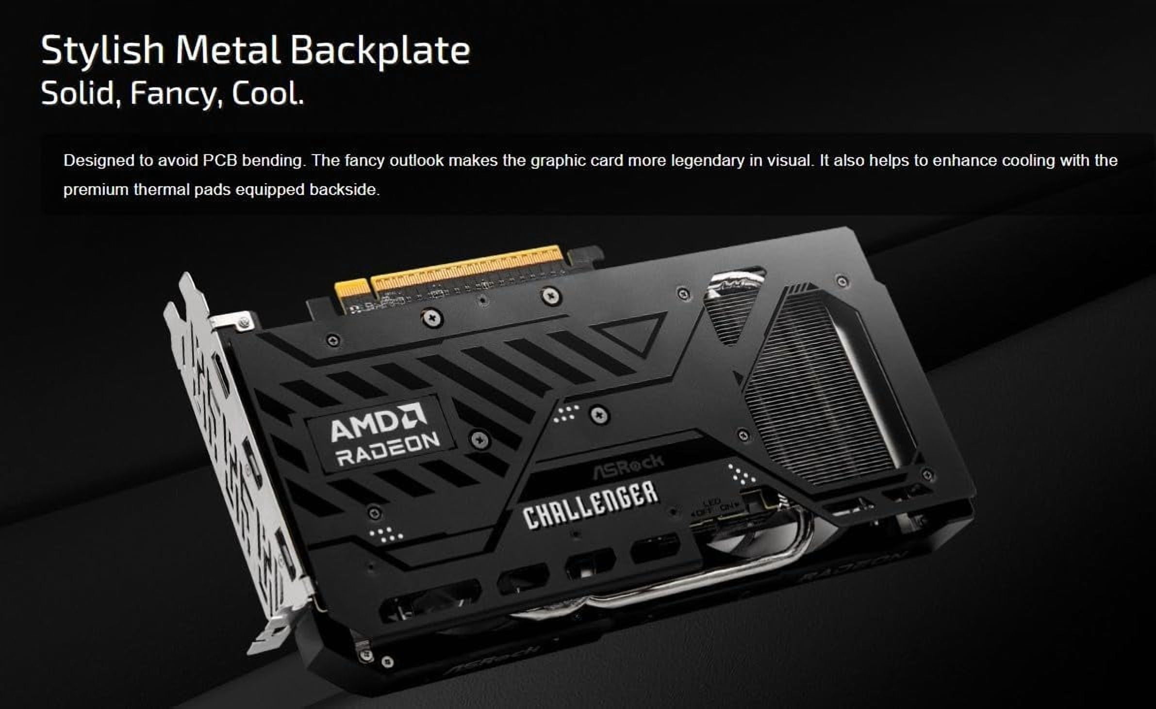 ASRock Challenger Radeon RX 9060 XT 16GB GDDR6 PCI Express 5.0 x16