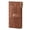 brown, variant on FALAN MULE Wallet for Women RFID Blocking Soft Vegan Leather Ladies Wallet Long Double Zippers Clutch Purse