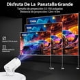 thumbnail image 3 of Mini Proyector De Video HD Con Videojuegos Retro Y Controles M300 Max, 3 of 5