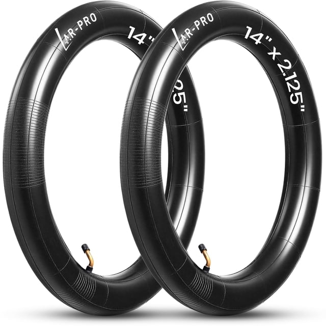 Cámaras de aire AR-PRO 14x2.125 paquete de 2 con válvula reforzada