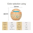 thumbnail image 5 of Euaioeiu Star Humidifier with Colorful Night Light, Wood Grain Design, Essential Oil Diffuser, 130ml Portable Mini Cool Mist Aromatherapy for Home Office Bedroom Travel Relaxation, 5 of 9