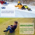 thumbnail image 4 of Tabla De Esquí De Plástico Para Niños Y Adultos, Esquí De Invierno, Tabla De Trineo De Nieve Duradera Con Mango Grande Para Trineo De Descenso De Arena De Hierba Al Aire Libre Muyoka Hogar, 4 of 6
