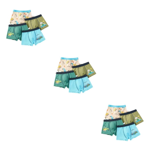 Qarigey 4 paquetes/lote de ropa interior y ligera para niños, ropa interior transpirable y cómoda de algodón para niños, bragas, Type1 NO1