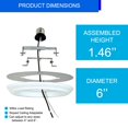 thumbnail image 5 of Ciata Lighting Recessed Can Light Conversion Kit to Pendant Instant Light Conversion Kit for Light Fixtures in White Finish - 6 Pack, 5 of 5
