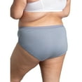 thumbnail image 4 of Fruit of the Loom Womens Ultimate Comfort Cotton Plus Size Hipster Underwear, Assorted (Pack of 6), 4 of 6