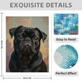 thumbnail image 3 of Diamond Art Kits for Adults - 5d Cute Pug Portrait Sky Background Diamond Painting for Adults, Diamond Art for Adults Beginners, Diamond Painting Kits for Adults for Home Wall Decor, 3 of 7