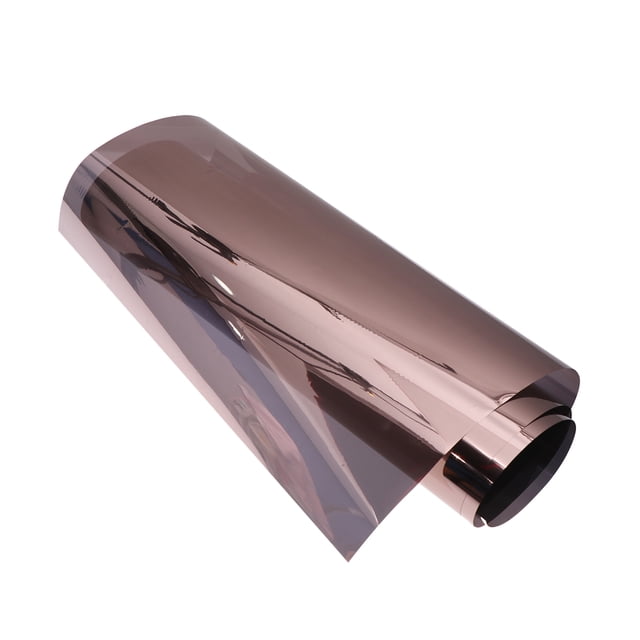 One-way Window Film Solar Control Window Film Sun Shield Insulation Glass Films Stickers Window Tint for Home Office (Tea Silver 40cm Width 100cm Length)