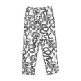 thumbnail image 6 of Fotbe Hand Drawn Snake Women's Pajama Pants,Sleepwear Pants,Pj Bottoms Drawstring And Pockets-Small, 6 of 7
