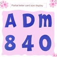 thumbnail image 2 of 216 Pcs Glitter Bulletin Board Letters for Classroom Numbers Alphabet Poster Board Letters,216 x Letters card,Blue, 2 of 6