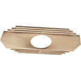 thumbnail image 2 of Ekena Millwork 26"W x 13"H x 6 7/8"ID x 1/4"T Chrysler Wood Fretwork Pierced Ceiling Medallion, Alder, 2 of 3