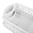 thumbnail image 6 of Sterilite 2 Piece Sink Set, Dish Drainer and Drainboard for Plates, Cups, and Flatware, White, 6 Count, 6 of 8