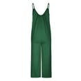 thumbnail image 5 of JGTDBPO Jumpsuits for Women Casual Sleeveless Spaghetti Strap Rompers Boho Wide Leg Jumpsuits Baggy Overalls Jumpers with Pockets Dressy Trendy Outfits Clothes 2025, 5 of 6