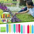 thumbnail image 3 of NSESSHome 100Pcs Plastic Plant Tags Garden Plant Labels Pot Markers Multicolor, 3 of 3