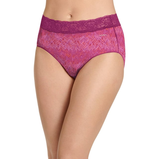 Jockey No Panty Line Promise Tactel Lace Hip Brief