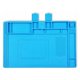 thumbnail image 2 of Alfombrilla de reparación flexible, almohadilla de soldadura de silicona resistente al calor para dispositivos electrónicos, incluye compartimentos magnéticos y regla de escala, material no tóxico, 2 of 5