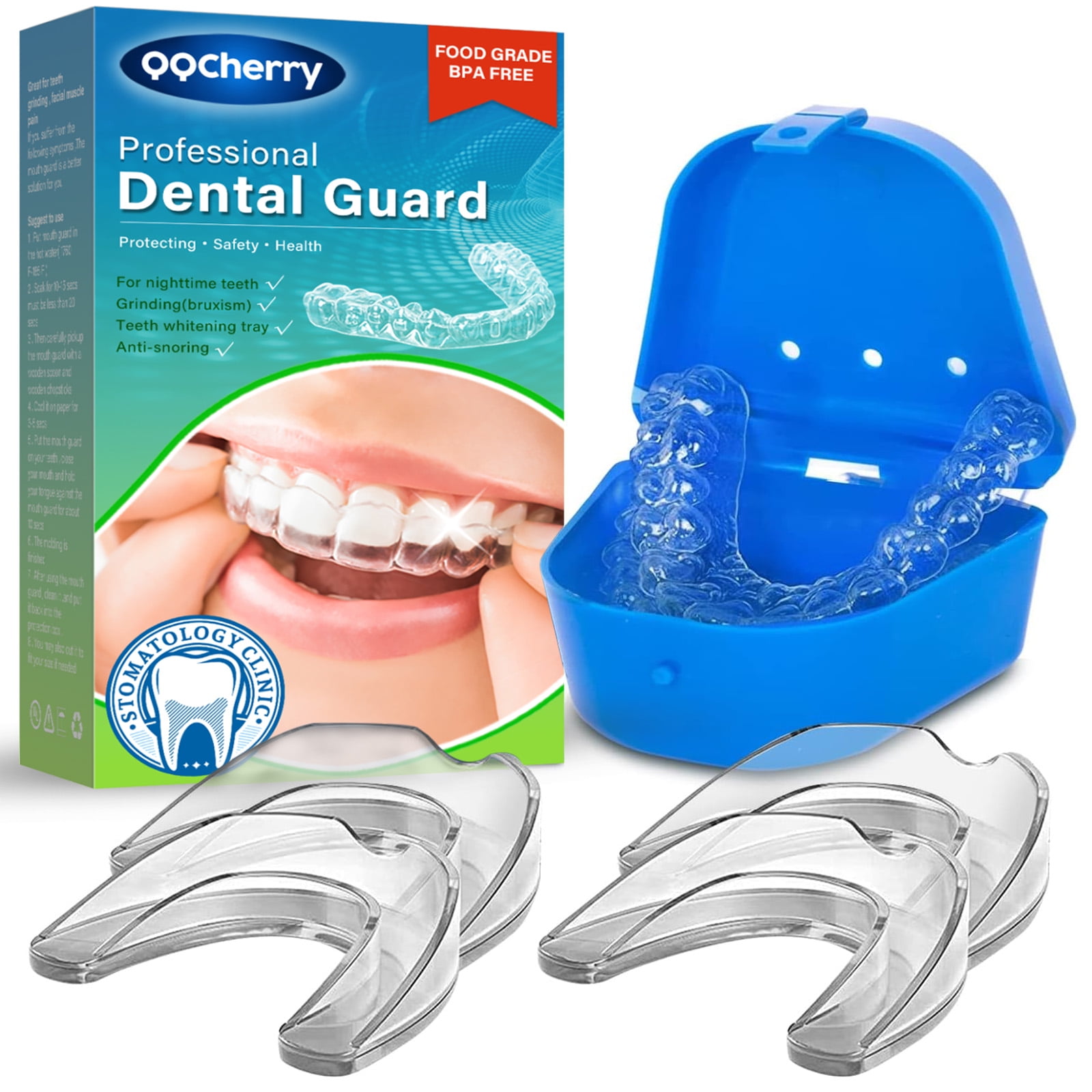 Mouth Guard For Sleeping, Mouth Guard For Grinding Teeth At Night,  Anti Snoring Mouthpiece For Snoring Solution, Anti Snoring Devices