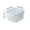 #2, variant on Rkxzt Pla Stic Crisper B Ox,Mini Food Storage Container with Lid 6x6x4cm Transparent Square Plastic Box for Snacks Portioning,Kitchen Storage