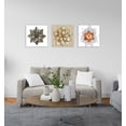 thumbnail image 3 of Set De 3 Cuadros Para Sala Flor Metal, 3 of 4