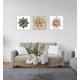 thumbnail image 3 of Set De 3 Cuadros Para Sala Flor Metal, 3 of 4