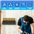 thumbnail image 3 of Carbon Steel Screwdriver Organizer Large Capacity Wall Mount Tool Organizer Enduring Tool Storage Rack for Workshop, 3 of 11