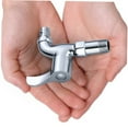 thumbnail image 3 of WHAMVOX Cold Water Control Wall Mount Kitchen Tap Faucet Silver Ceramic for Home Use 1Pcs, 3 of 8