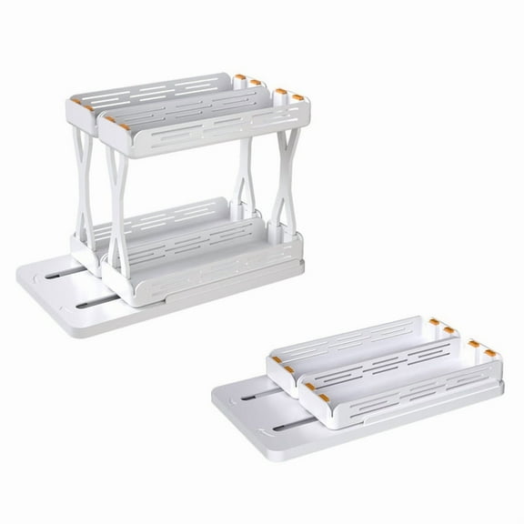 Pull-Out Rotating Storage Rack Kitchen Spice Rack Seasoning Bottle Cosmetic Storage Rack