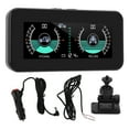 thumbnail image 3 of Car HUD Speedometer, Car Tilt Gauge Inclinometer, Universal Intelligent Car Inclinometer Tilt Gauge High Resolution HUD Digital Angle Slope Meter For Automobile, 3 of 8