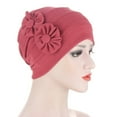 thumbnail image 2 of iHPH7 Chemo Turbans for Women Head Turbans for Women Head Wrap Scarf Head Scarf for Women's Hair Beanie for Women, Pink One Size, 2 of 3