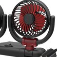 thumbnail image 3 of Car Folding Fan Car Fan Multi-angle Rotatable Powerful High Speed Dual Head Design Ultra-quiet Fan for Personal Air Conditioning Cars Adjustable Car, 3 of 8