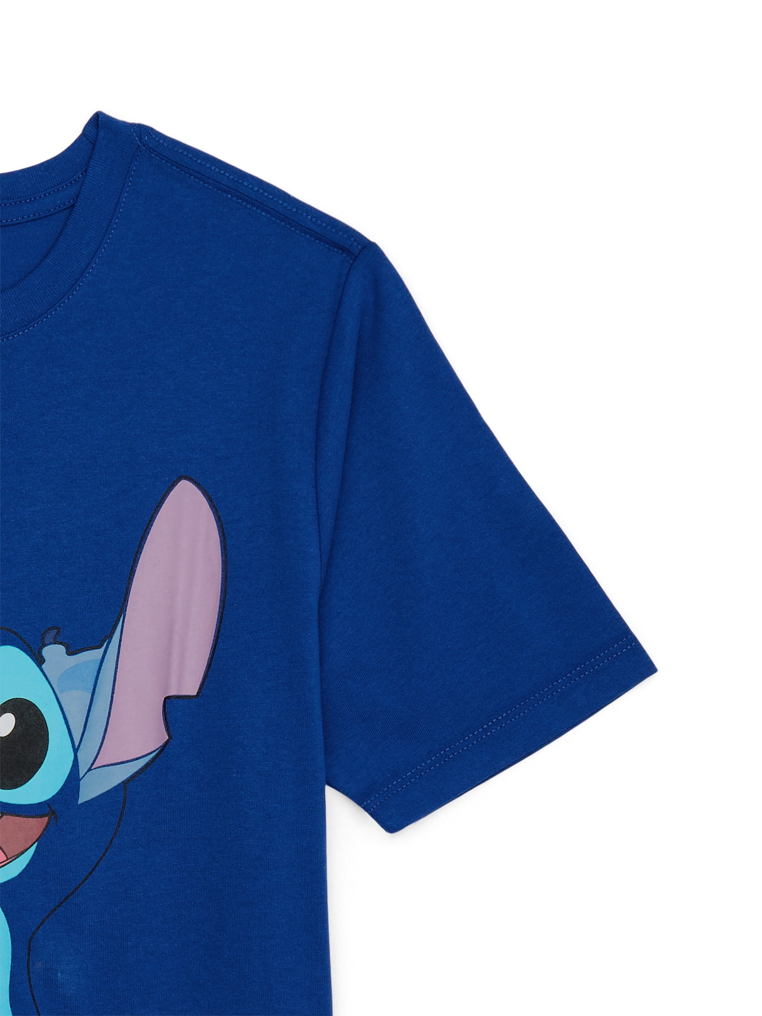 Disney Stitch Boys Short Sleeve Belly Graphic Costume T-Shirt, Sizes 4-18