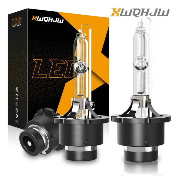 D2S D2R HID Headlight Bulb 35W 6000K White Low Beam and High Beam Conversion Kit Light Lamps,Pack of 2