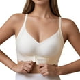 thumbnail image 1 of Brasier sin Varillas Mujer Sujetador Especial para Mujer con Botón Frontal para Lucir Un Busto Grande y Plano, Copa Fija sin Costuras y Un Par de Copas para Mayor Comodidad. Extra Grande, 1 of 7