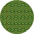 thumbnail image 1 of Ahgly Company Machine Washable Indoor Round Transitional Dark Forest Green Area Rugs, 6' Round, 1 of 7