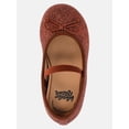 thumbnail image 4 of Wonder Nation Baby Girls Bow Ballet Dress Shoes, 4 of 6
