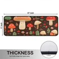 thumbnail image 5 of Kitchen Rugs Sets Of 2,Colorful Mushroom Flower Dark Pattern Anti Fatigue Kitchen Mat Rugs Non Slip Washable,Decorative Kitchen Floor Mats for Kitchen,Sink,Laundry,17"x47"+17"x47", 5 of 5