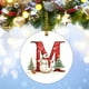 thumbnail image 4 of Liquidación de Ropa de Mujer Xihbxyly 2024 Nuevo Colgante Navideño de Muñeco de Nieve 26 Letras - Colgante de Coche de Acrílico Saint, 4 of 5